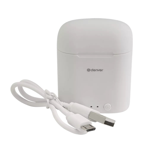 Auricular Inalámbrico DENVER TWE-46 Blanco Sin cable