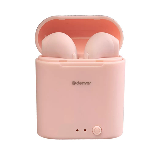 Auricular Inalámbrico DENVER TWE-46 Rosa Sin cable