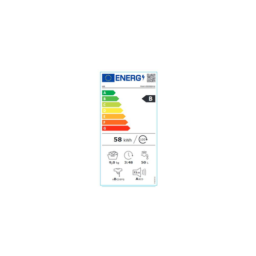 Lavadora Carga Frontal LG  F4WV5509SMW BLANCO 9KG 1400RPM