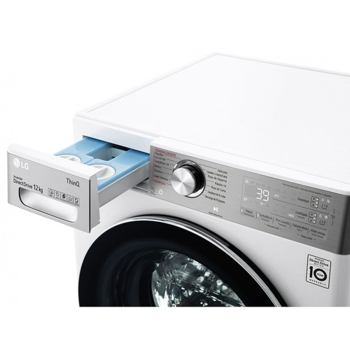 Lavadora Carga Frontal LG  F4WV9512P2W  BLANCO 12KG 1400RPM