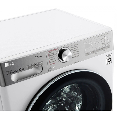 Lavadora Carga Frontal LG  F4WV9512P2W  BLANCO 12KG 1400RPM
