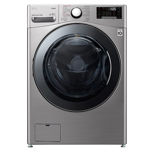 Lavadora Carga Frontal LG F1P1CY2T  INOX  17KG 1100RPM