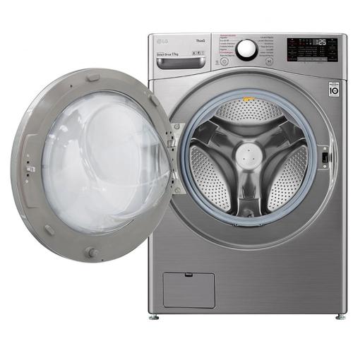 Lavadora Carga Frontal LG F1P1CY2T  INOX  17KG 1100RPM