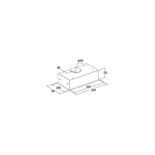 Grupo Filtrante CATA GCB 55 X INOX 55CM