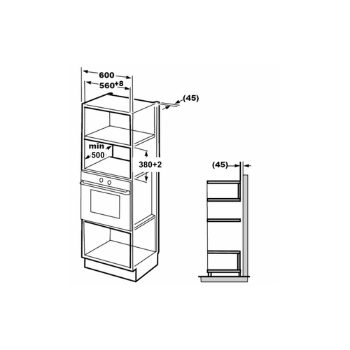 Microondas FAGOR 3MWB-20CGX INOX 20L
