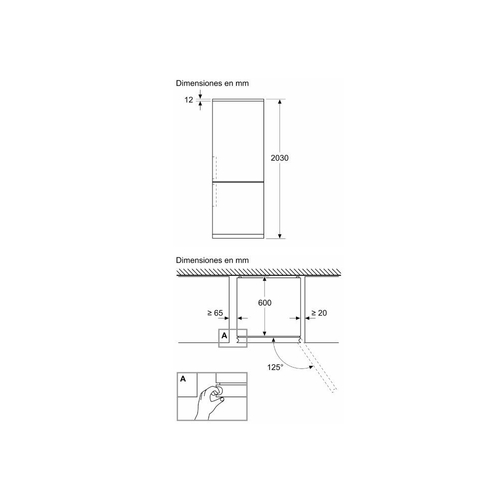 Frigorífico Combi BALAY  3KFC867XI  INOX 