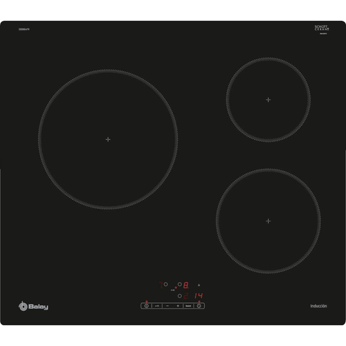 Vitrocerámica de Inducción BALAY 3EB864FR Negro 60cm