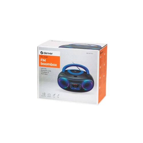 Denver TCL-212BT Azul - Radio Cassette/CD
