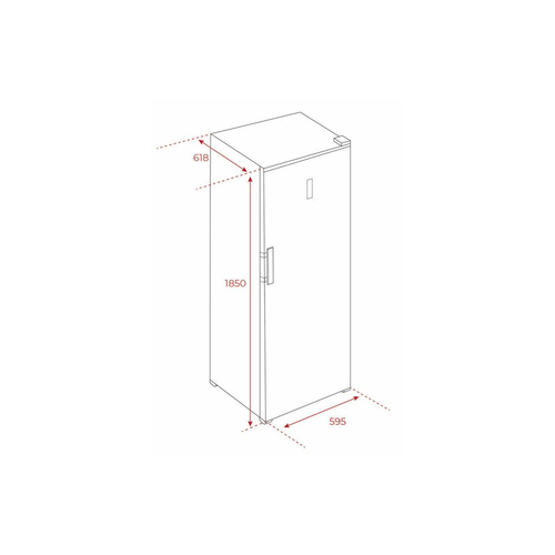 Nevera Una Puerta TEKA RSL 75640 SS INOX NoFrost
