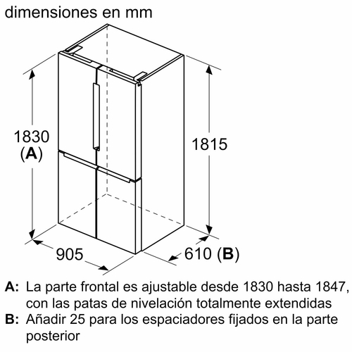 Frigorífico Combi BOSCH KFN96VPEA INOX