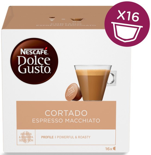 DOLCEGUSTO CORTADO ESPRESSO MACCHIATO - Cápsulas de café 16 Unidades