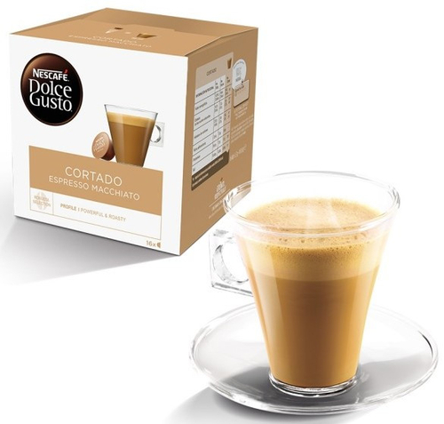 DOLCEGUSTO CORTADO ESPRESSO MACCHIATO - Cápsulas de café 16 Unidades
