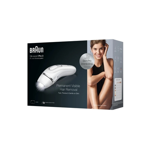 BRAUN SILK-EXPERT PRO 3 PL-3020-IPL Blanco - Depiladora Luz Pulsada