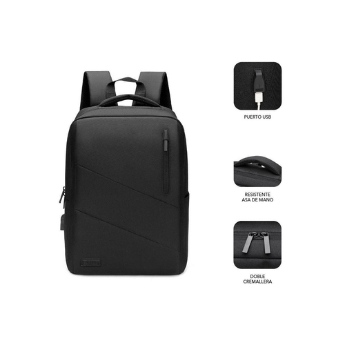 SUBBLIM CITY 15.6" - Mochila Negro