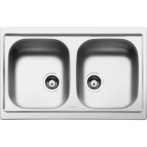 Smeg LYP792 - Fregadero 2 Senos 80CM