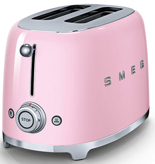 Tostador SMEG TSF01PKEU Rosa 950W