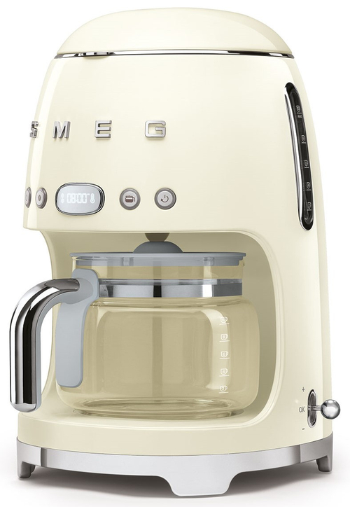 Cafeteras de Goteo SMEG DCF02CREU Crema 1050W