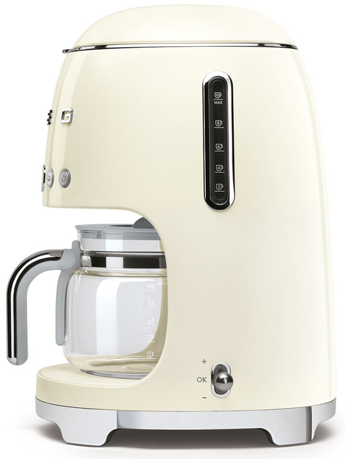 Cafeteras de Goteo SMEG DCF02CREU Crema 1050W