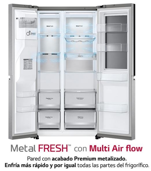 Frigorífico Americano LG GSXV90MBAE INOX NoFrost