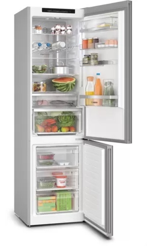 Frigorífico Combi BOSCH KGN39LBCF Cristal Negro