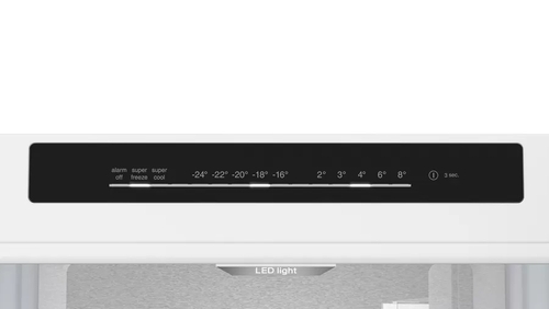 Frigorífico Combi BOSCH KGN39LBCF Cristal Negro