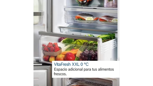 Frigorífico Combi BOSCH KGN39LBCF Cristal Negro