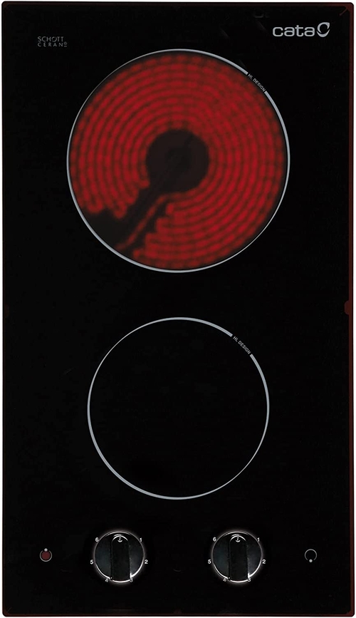 Vitrocerámica Modular CATA VI 302 Negro 30CM