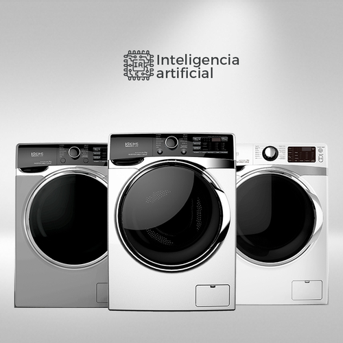 Lavadora Carga Frontal KROMSLINE KLA-E-819-WBK Blanco 8KG 1400RPM