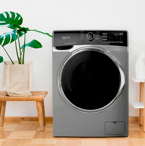 Lavadora Carga Frontal KROMSLINE KLA-E-816-IX INOX 8KG 1400RPM