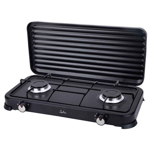 Hornillo JATA JECG2702 Negro 2 Fuegos