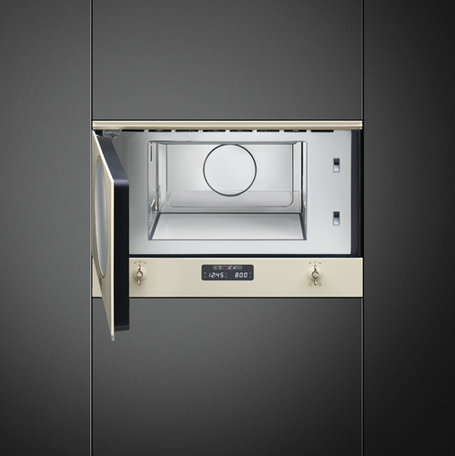 Microondas SMEG MP822PO Integrable Crema 850W 22L