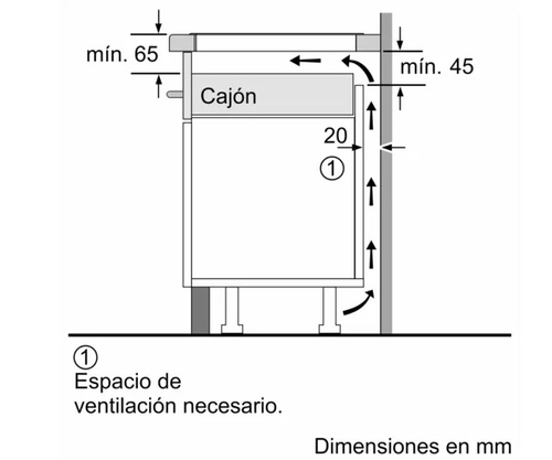 Vitrocerámica de Inducción BOSCH PID631BB5E Negro 60CM