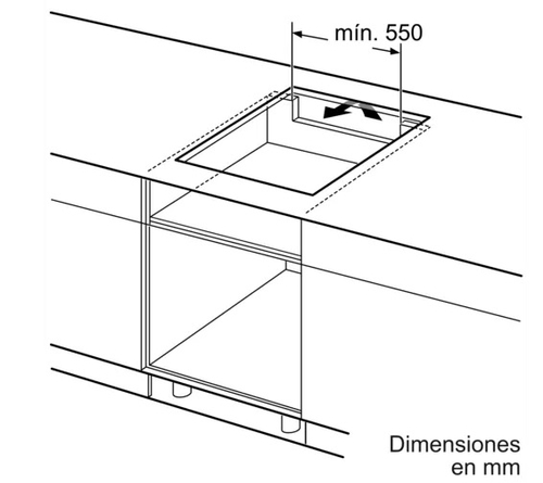 Vitrocerámica de Inducción BOSCH PID631BB5E Negro 60CM