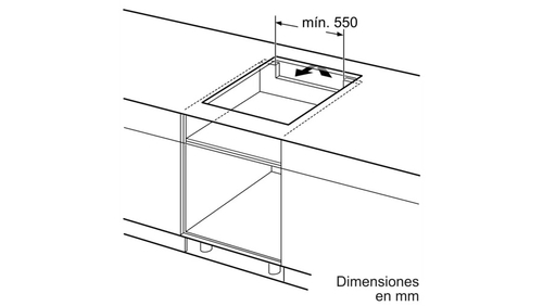 Vitrocerámica de Inducción BOSCH PUE611BB5E Negro 60CM