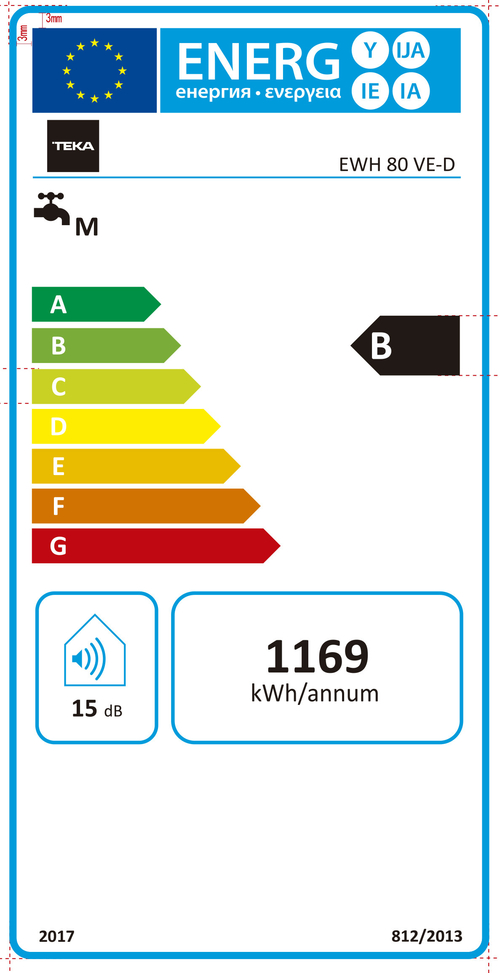Teka SMART EWH 80 VE-D - Termo Eléctrico Vertical 80L