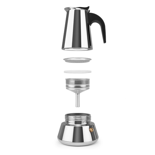 Cafetera de Aluminio ORBEGOZO KFI 460 4 Tazas