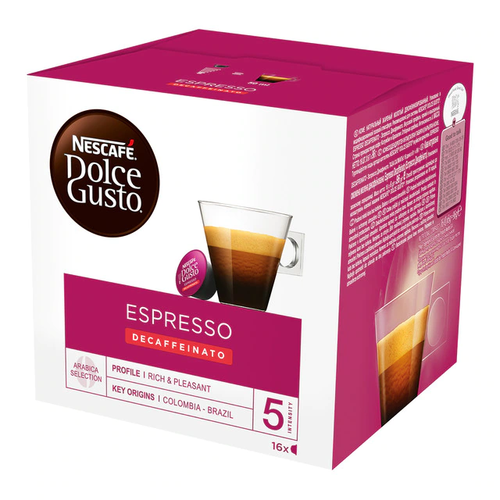 DOLCEGUSTO Espresso Descafeinado - Cápsulas de café 