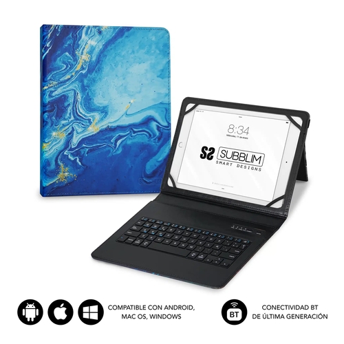 Funda Tablet SUBBLIM Keytab PRO Bluetooth Trendy 9.6'' a 11''