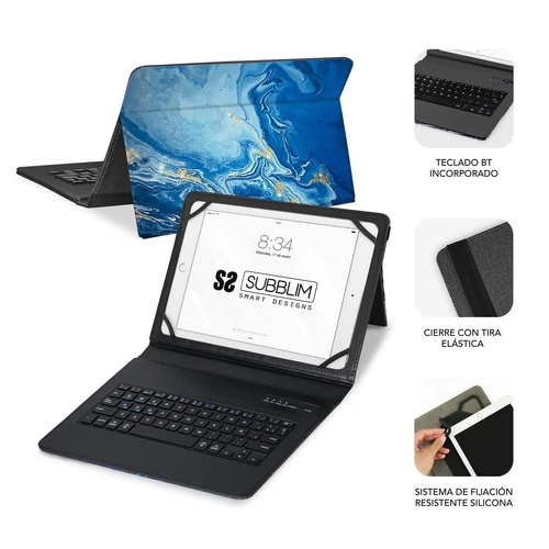 Funda Tablet SUBBLIM Keytab PRO Bluetooth Trendy 9.6'' a 11''