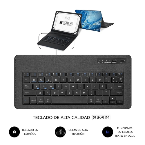 Funda Tablet SUBBLIM Keytab PRO Bluetooth Trendy 9.6'' a 11''