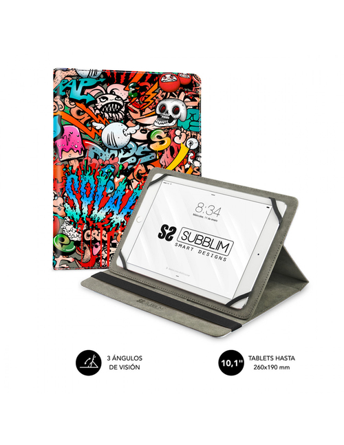 Funda Tablet SUBBLIM Trendy Case Graffiti 10.1''