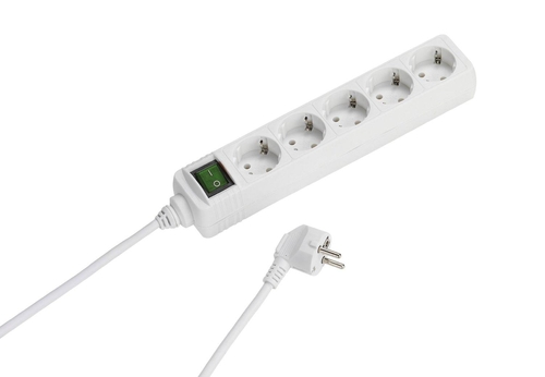 Regleta VIVANCO EBLS-5W-27016 Blanco 1.4M
