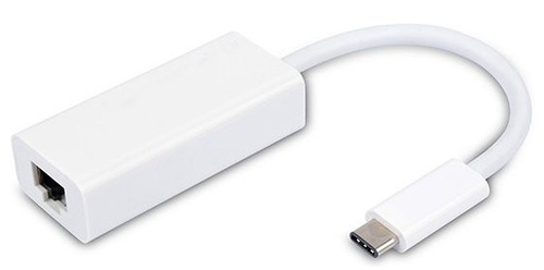 Cable Adaptador Vivanco USB-C-LAN Blanco Ethernet