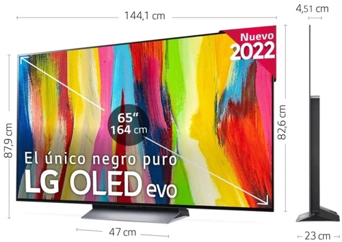 TV LG OLED 65C24LA Negro  65" OLED Smart TV