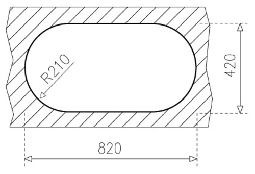 Teka DR80 2C - Fregadero 80CM 2 Senos