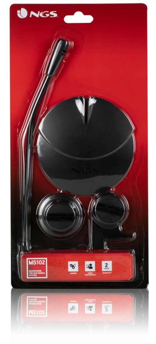 NGS MS-102 Negro - Micrófono 1.8M