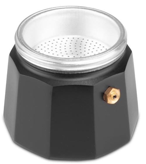 Cafetera de Aluminio ORBEGOZO KFM-330 INOX-Negro 3 Tazas