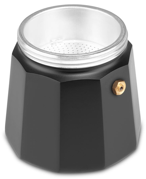 Cafetera de Aluminio ORBEGOZO KFM-630 INOX-Negro 6 Tazas