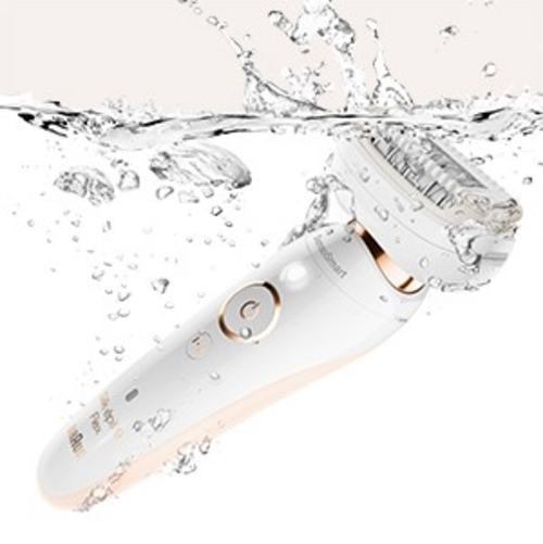 Depiladora BRAUN SILK-EPIL 9002 FLEX SENSOSMART Blanco-Oro Batería