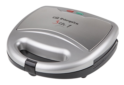 Sandwichera ORBEGOZO SW-7550 INOX 800W